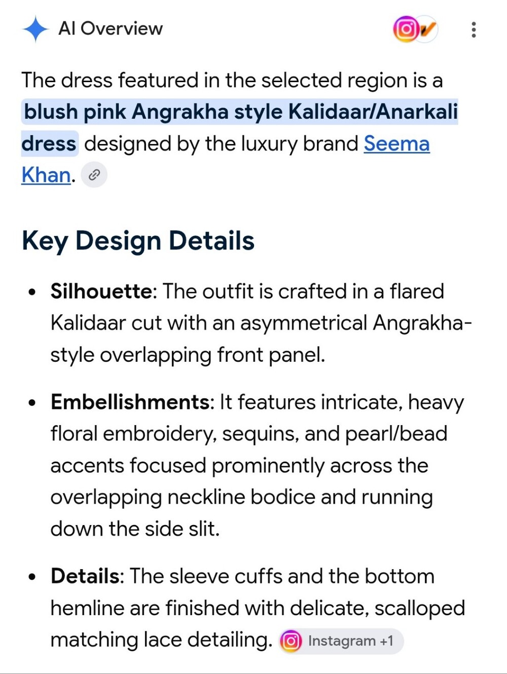Embroidered Long Sleeve Pink Anarkali Dress - Picture 7 of 7